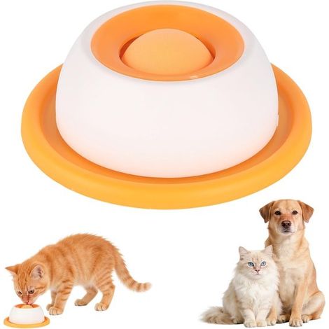 Gamelle lente pour chien/chat – Anti-basculement – Lèche – Antidérapante – Interactive (1/5)