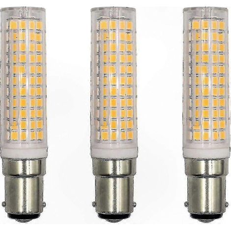 Ampoule LED BA15D 15W, Blanc Chaud 3000K, AC230V, Lot de 3, Classe A+ Efficacité Énergétique pour Luminaires et Appareils (1/5)