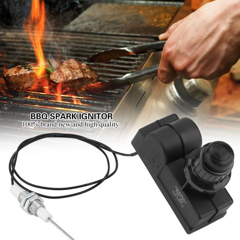 Kit Allumage BBQ Gaz avec Câble 60cm, Générateur d'Étincelle à Bouton Poussoir pour Gril de Camping (1/3)