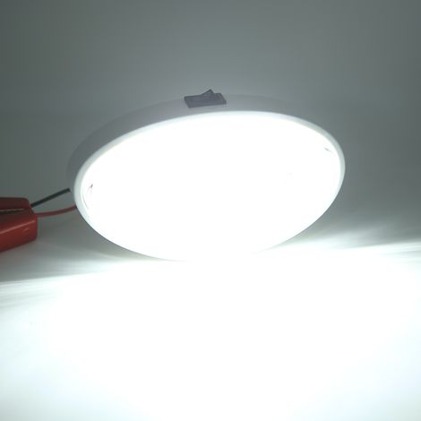 Plaque LED 12V 400lm pour voiture, camping-car, bateau, yacht, fourgon aménagé