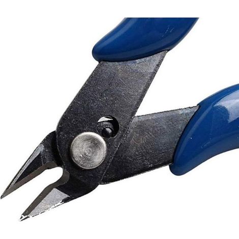 Pince Coupante Diagonale - Acier Haut Carbone - 12,5 Cm - Pour Fils Électriques Souples Jusqu'à 20 AWG - 1 Pièce (1/4)