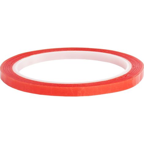 1 Rouleau Ruban adhésif double-face, 3 mm largeur, 10 m longueur, Adhésif extra fort transparent pour bricolage, maison, modélisme