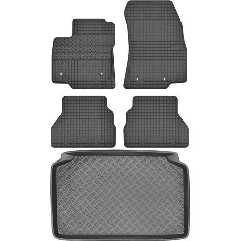 Juego de alfombrillas de goma para coche y alfombrilla para maletero para la furgoneta Ford B-Max (2012-2017). (1/5)