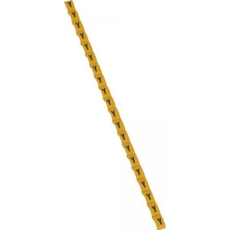 Legrand 038434 Duplix marker letter "Y" yellow (600pcs) - international color code