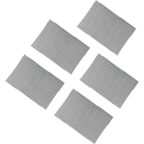 Lot de 5 tapis de jardinage en maille pour pots de fleurs, tapis de rempotage pour bonsaïs (30 x 20 cm) (1/5)