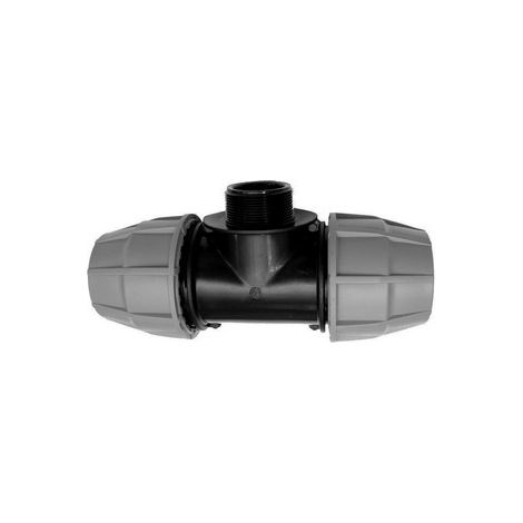 TEE MASCHIO A 90  ° IKARO RACCORDO PER POLIETILENE- 40 x 1 x 40- IKARO- pezzi 1