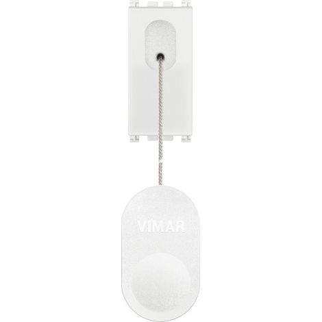 Bouton 1Pno 10A avec tirant blanc