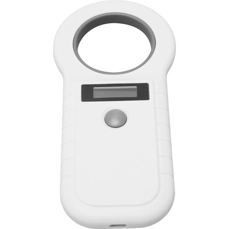 Lecteur de puces électroniques pour animaux de compagnie 134,2 kHz/125 kHz EMID FDX B, filaire USB, sans fil Bluetooth 2,4 GHz, portable, blanc (1/4)