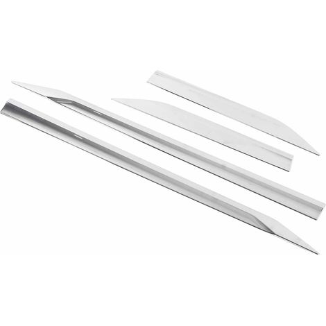 4 Garnitures de Protection Latérale de Portière Anti-Rayures ABS Argent pour RAV4 2019-2021, Moulures de Carrosserie, Kit de Remplacement (1/5)