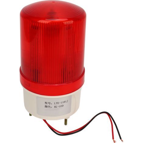 120 dB LED-Rotationsblitzleuchte mit akustischem Alarm, IP54 ABS-Warnleuchte für den Innen- und Außenbereich, 12 V (1/5)