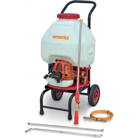Motopompa Trolley 25 Litri 2 Tempi Irrorazione Diserbo Disinfestazione Wortex T25-T2