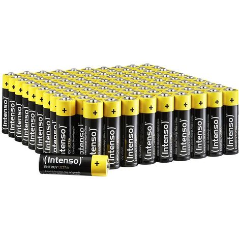 Intenso 7501521 Batteria Stilo (AA) Alcalina/manganese 2600 mAh 1.5 V 100 pz. (1/4)