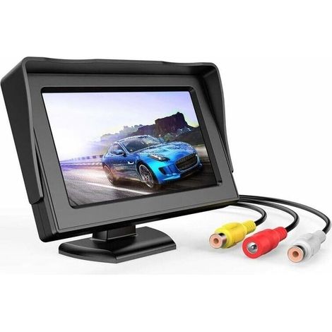 4,3-Zoll-LCD-Rückfahrkamera mit wasserdichtem Bildschirm, für Vans, SUVs und Pkw – LIAIKI