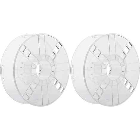 Bobines Creuses en Plastique Ps Remplacement pour Bobine D'imprimante 3d Facile à Installer Lot de 2 Pièces, Finition Soignée pour Imprimante 3d (1/5)