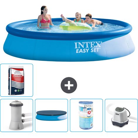 Intex Piscine Easy Set Ronde - 396x84 cm - 6-pièces S41097 (1/5)