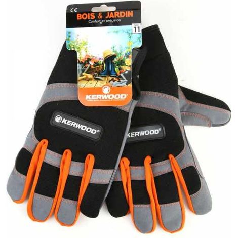 Gants gris. Bois et Jardin. Taille 11. Kerwood (1/5)