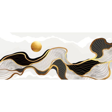 Papier peint panoramique - Paysage Design - 130 cm x 55 cm (1/2)