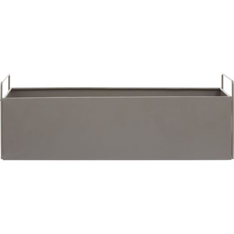 Interiors by Premier Iron Constructed Design Large Grey Plant Box, Minimalist Garden Planter, Versatile Garden Box For Planting (1/5)