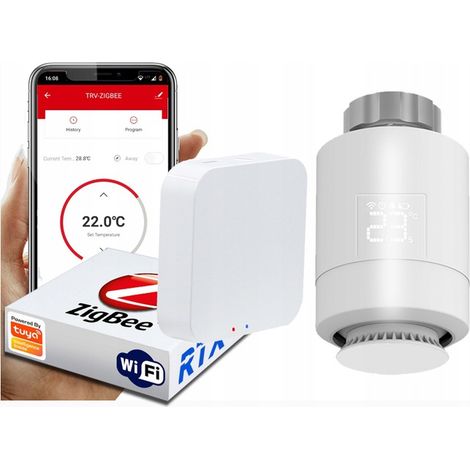 Thermostat RTX + Passerelle WiFi Zigbee Tuya SET (1/5)