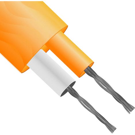 Câble pour thermocouple type R/S RS PRO, 10m, Non blindé, temp. max. +105°C, gaine PVC ( Prix pour Bobine de 10 Mètres ) (1/2)
