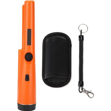 Handmetalldetektor, Pinpointer, Schatzsucher, Sicherheitsdetektor, Orange
