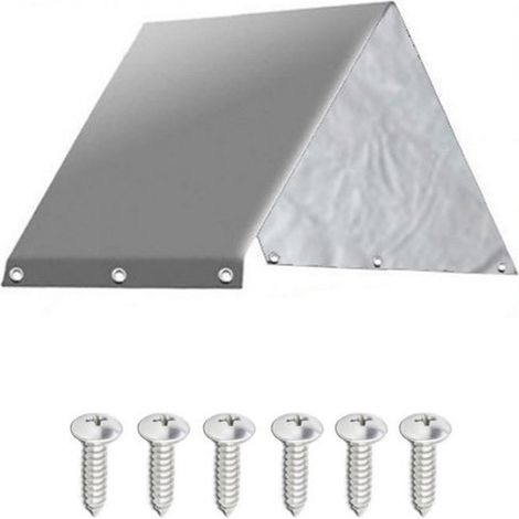 Telo per tetto 226 x 132 cm Tessuto Oxford impermeabile con rivestimento argentato Tetto di ricambio per panchine a dondolo, coperture per patio, sedie a sdraio, giardino (1/5)