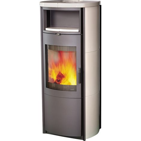 Nika ECOplus(5 kW) Ofenkacheln creme-weiss