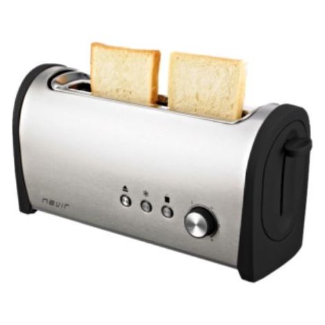 Tostador Nevir NVR-9830 TI 1000W Ranura Larga Acero Inoxidable
