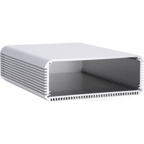 Boîtier électrique en alliage d'aluminium 6063-T5 coffret intégré 45x120x160mm argent mat pour électronique et DIY (1/5)
