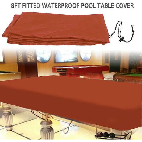 Housse de table de billard imperméable pour intérieur et extérieur, résistante aux quatre saisons (soleil, pluie, neige et poussière), en tissu Oxford, pour mobilier de jardin de billard (24514020cm) (1/5)