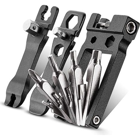 Outils Velo Multifonction, 19 in 1 Outil pour VTT, Kit Réparation Vélo avec Clés Allen, Cle a Rayon (1/5)