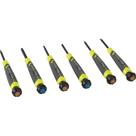 Ryobi 6pc Precision Screwdriver Set RHSDSPC6