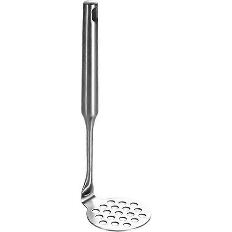 Kartoffelstampfer aus Edelstahl, kreative Obstpresse, Gemüsemühle, Küchenhelfer – 22,00 x 6,00 x 6,00 cm – Silber (1/4)