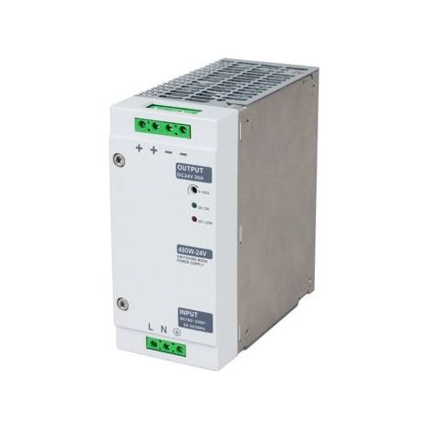 Alimentation pour rail DIN RS PRO, 24V 20A, 90 264V c.a. ( Prix pour 1 )