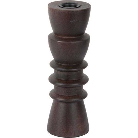 Bougeoir en bois de manguier Formado Medium (1/3)