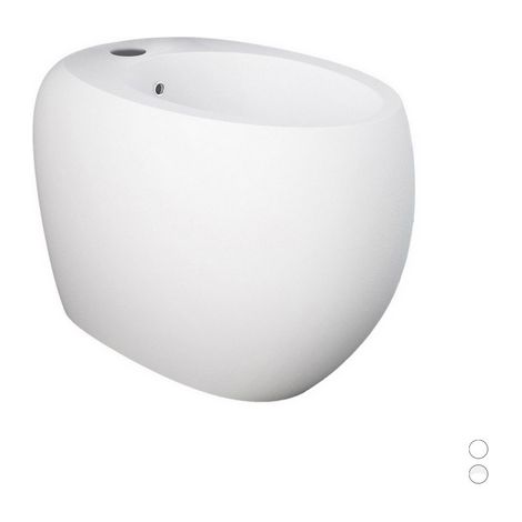 Wand-Bidet mit verdeckter Befestigung – Alpinweiß (1/3)