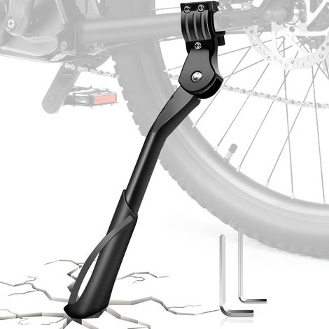 Pata de cabra para bicicleta de 24 a 29 pulgadas, patada de cabra ajustable en altura, capacidad de carga máxima de 35 kg, patada de cabra universal para bicicleta de montaña, bicicleta de trekking, b (1/5)