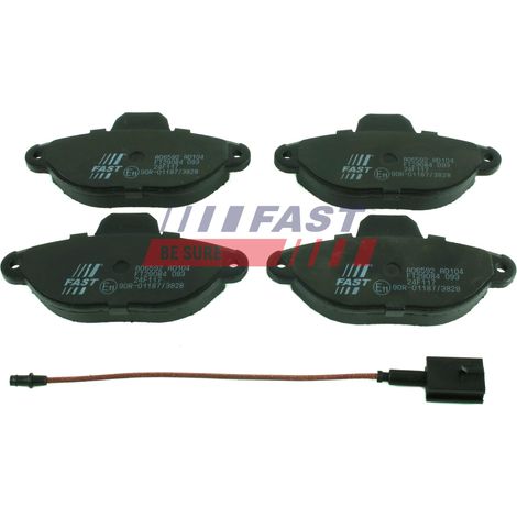 Pastillas de freno delanteras rápidas FT29084 con 1 sensor (1/2)