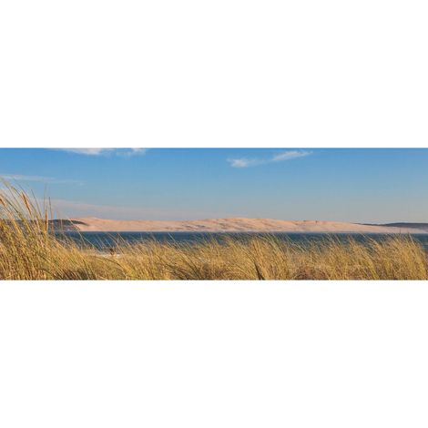 Tableau sur toile bassin lointain 30x97 cm - Impression sur Toile Murale Décorative - Image imprimée en HD sur Toile - Toile sur Châssis en Bois FSC - Fabriqué en France