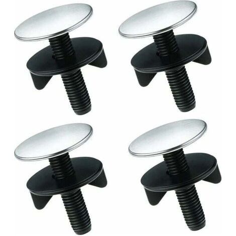 4 Pièces Robinet Trou Couvercle, Robinet Couvercle Trou Cuisine, Bouchon Trou Robinet D'évier, Acier Inoxydable Robinet Trou Couvercle pour Accessoires d'Évier Cuisine, Salle Bain à Maison (15- (1/4)