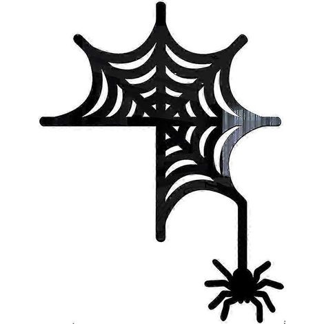Autocollant toile d'araignée d'Halloween, décoration murale araignée à faire soi-même (1/5)