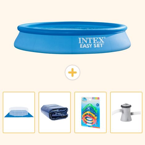 Intex Piscine Easy Set Ronde - 305x61 cm - 5-pièces S46 (1/5)