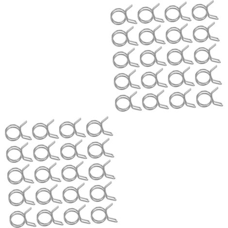 240pièces Colliers De Serrage à Ressort Inoxydable Pour Tuyaux Clips De Fixation Pour Tuyaux Eau Et Applications Diverses (1/5)