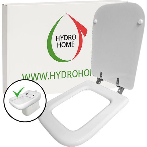 Copriwater Conca Ideal Standard legno rivestito resina poliestere come originale Bianco i.s. (1/4)
