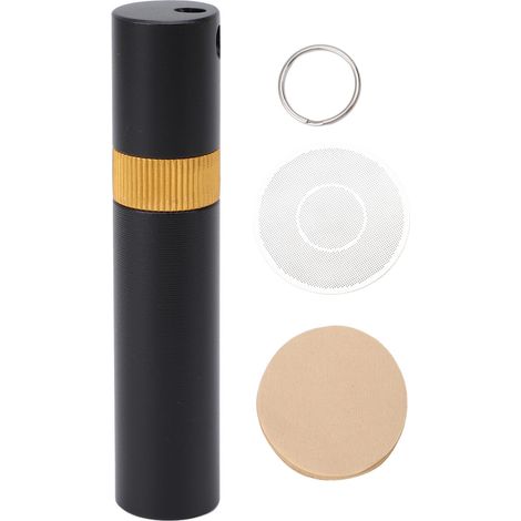Outil d'agitation de café Portable, Distribution de marc, aiguille d'agitation professionnelle de poudre avec porte-clés, 100 pièces, filtres, maille de 53mm (1/5)