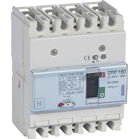 Interruttore automatico scatolato DPX³ 16 4P 1 A 5 kA - LEG420135