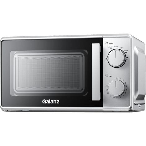 Horno microondas, capacidad de 20 litros, potencia de 700 W, color blanco. (1/2)