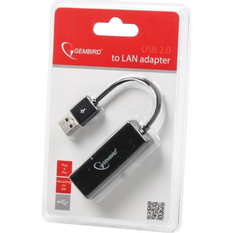 Adaptateur Gembird Gmb USB2.0 - UTP RJ45 (1/2)