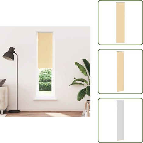 vidaXL Store enrouleur occultant largeur du tissu 50,7 cm polyester (1/5)