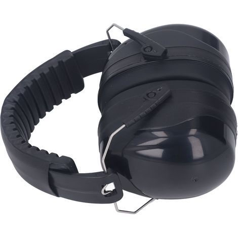 Casque anti-bruit industriel pour tir, sommeil et étude, protection silencieuse et insonorisante, réduction du bruit efficace, modèle fournisseur noir, confortable et isolant. (1/5)